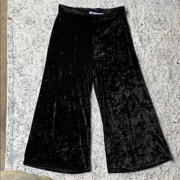 Urban Outfitters Pants - Urban outfitters Crushed velvet bell bottom pants